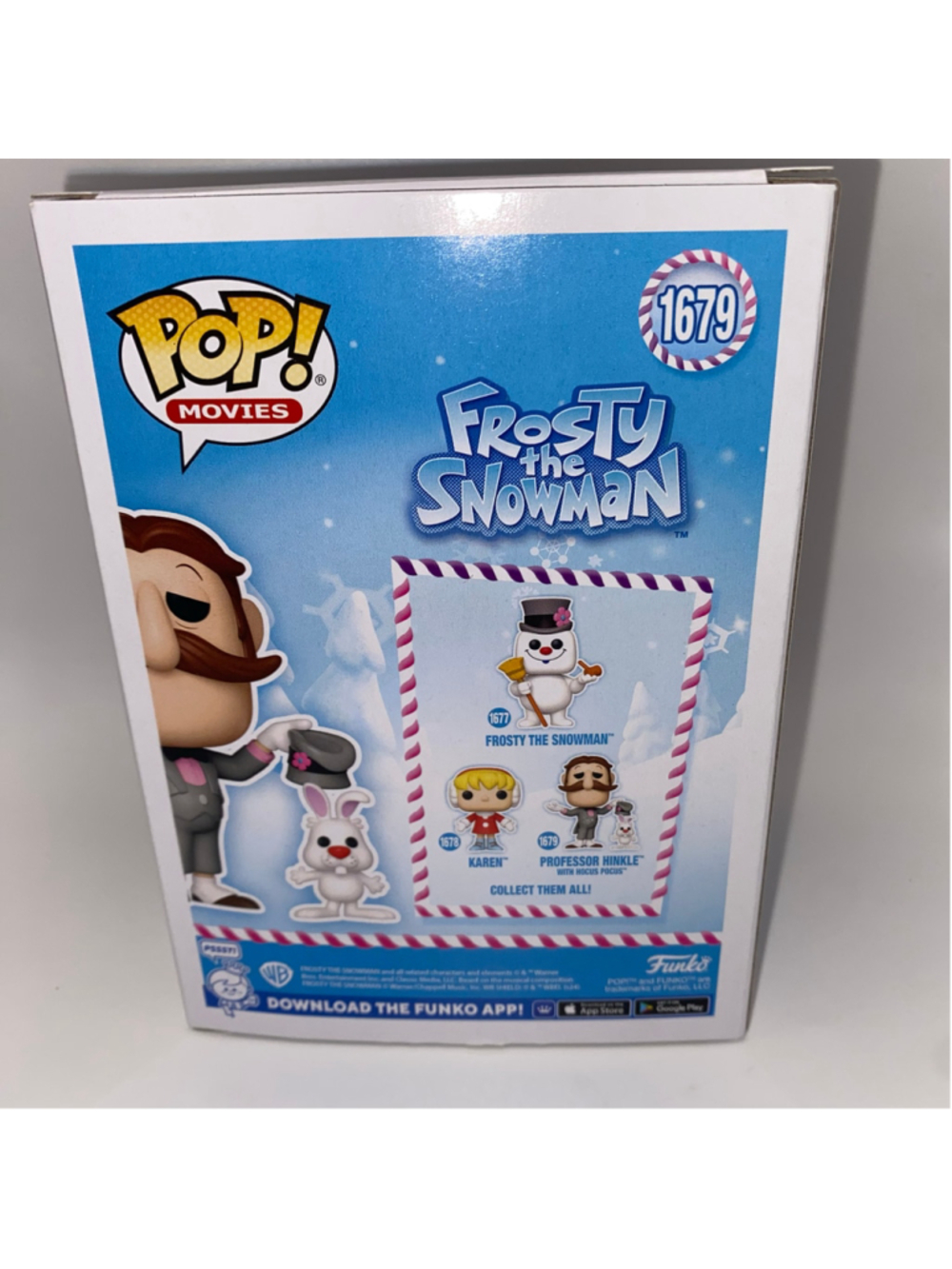 Funko Pop! Movies Frosty the Snowman Professor Hinkle Action Figure 1679 - Picture 4 of 6